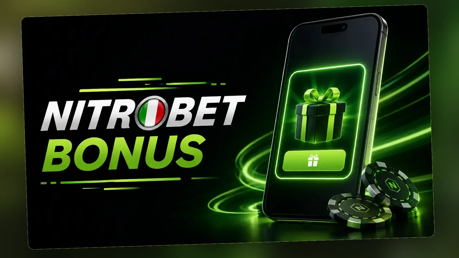 Un banner promozionale Nitrobet Bonus: grafica pubblicitaria, non la pagina dei termini